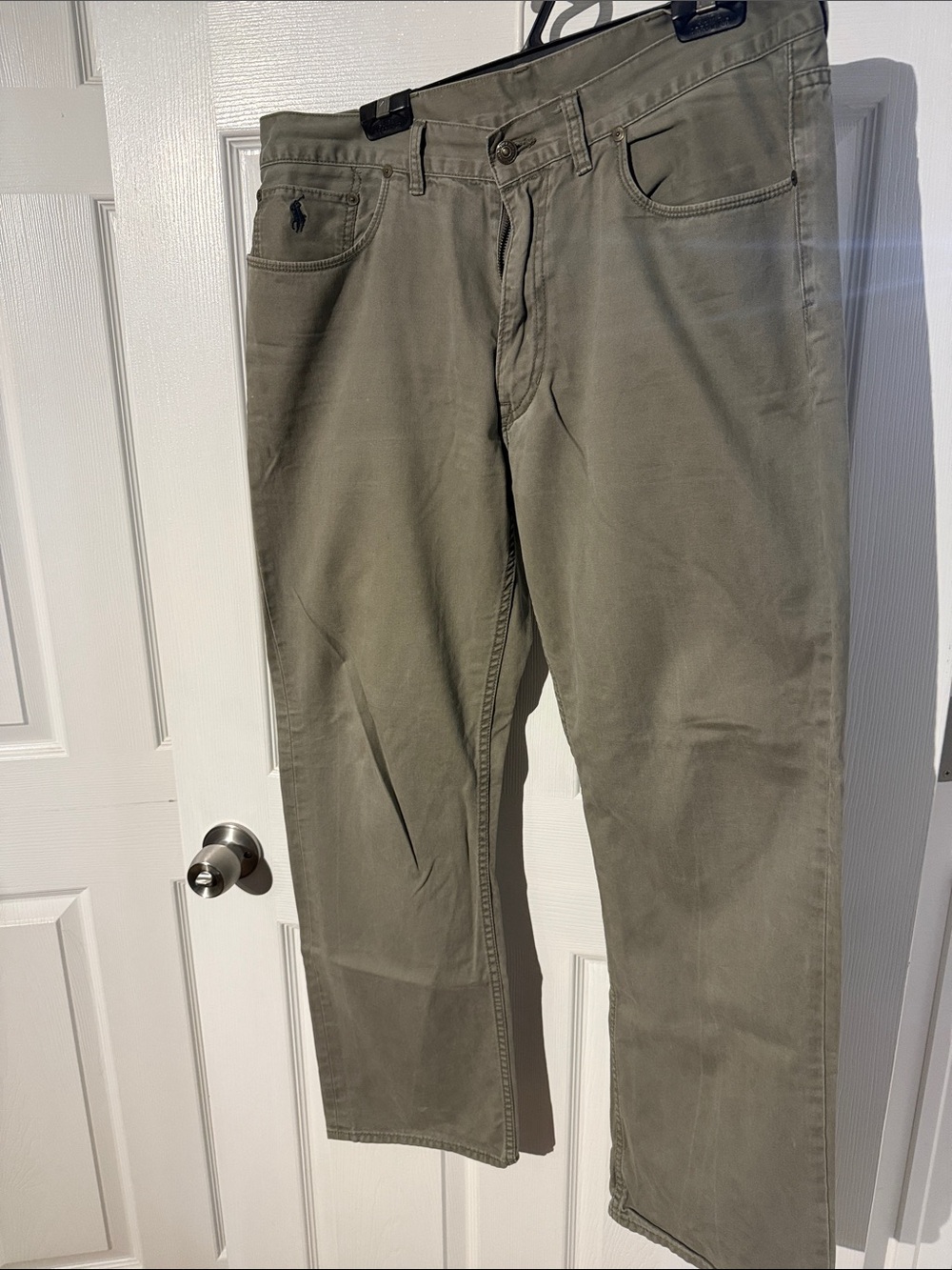 Polo by Ralph Lauren 650 Straight Olive Green Chino Jeans